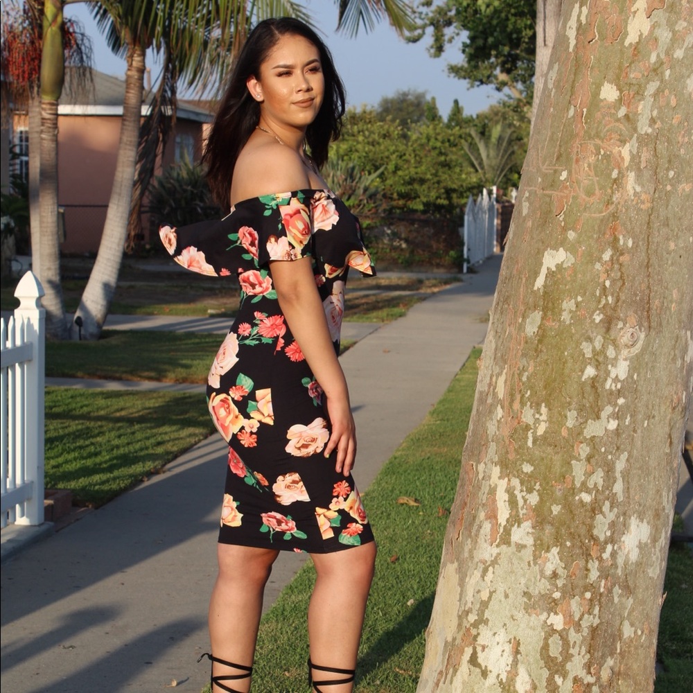 “Sofia” Off the shoulder dress